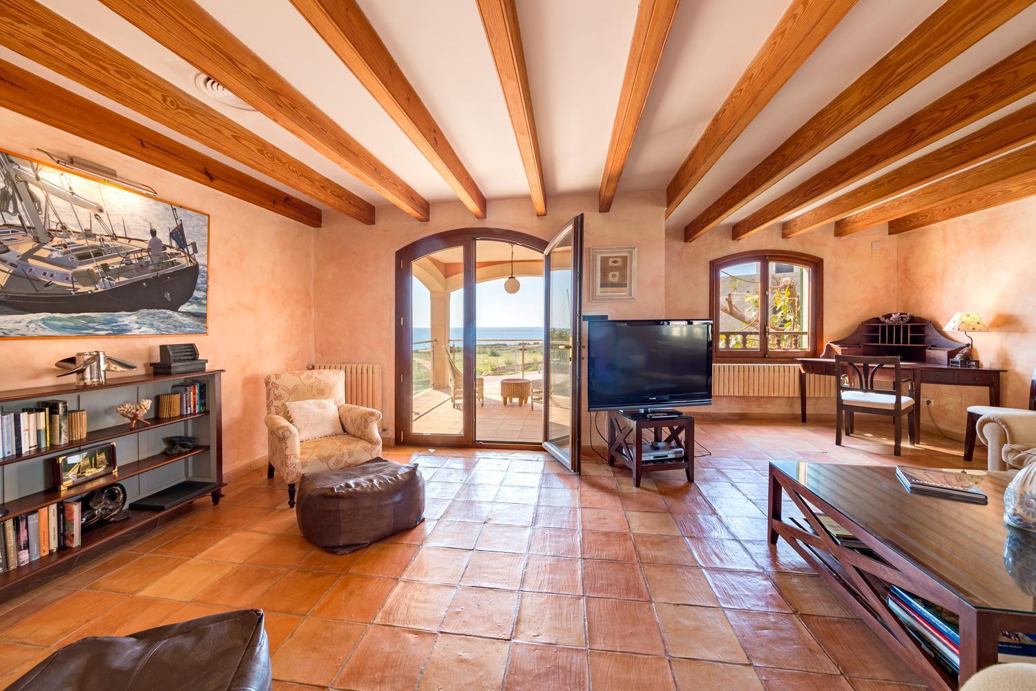 Mallorca Finca Haus Mit Pool Direkt Am Meer Es Trenc, Bootstour Moeglich Sa Ràpita Zewnętrze zdjęcie