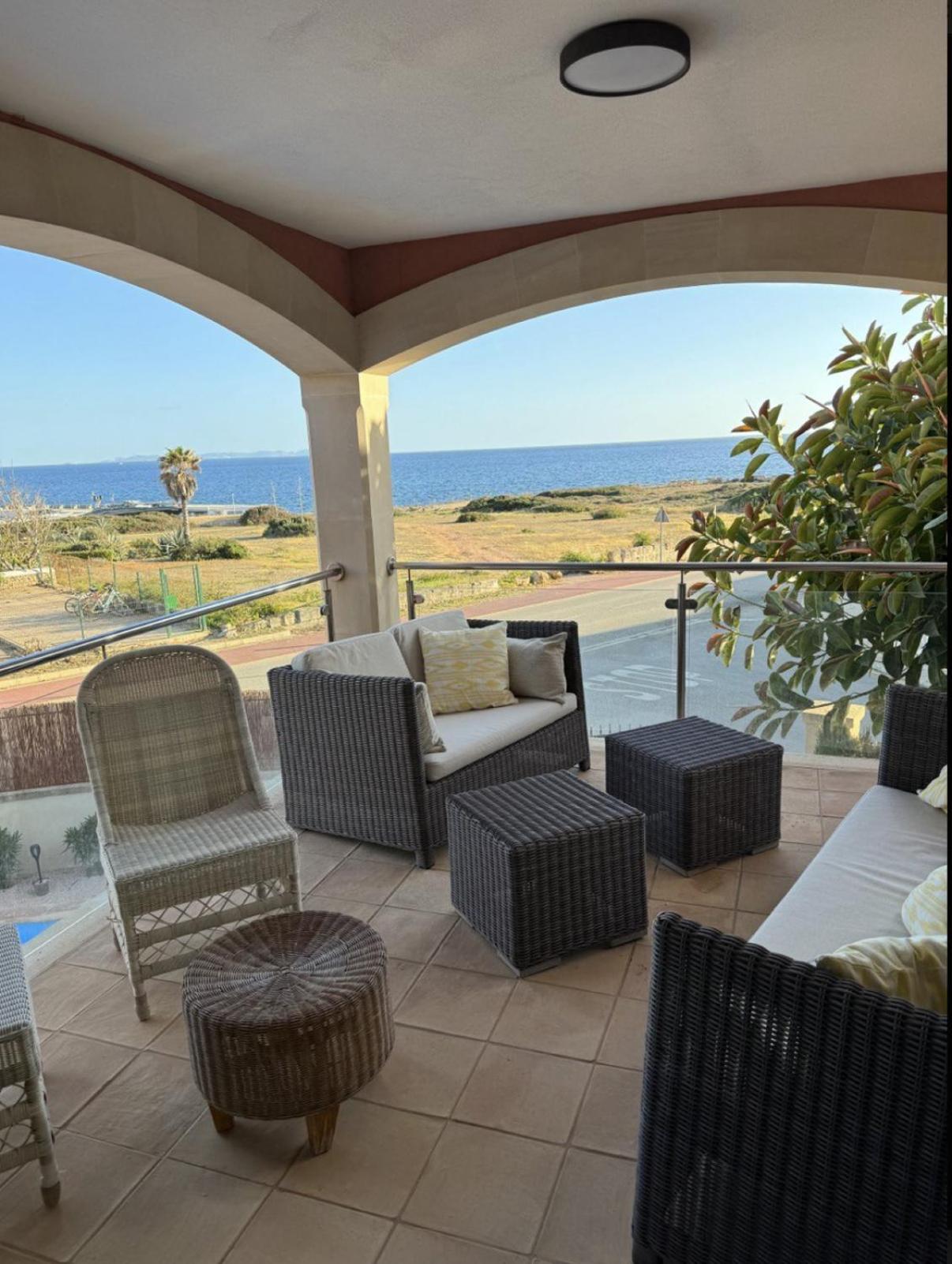 Mallorca Finca Haus Mit Pool Direkt Am Meer Es Trenc, Bootstour Moeglich Sa Ràpita Zewnętrze zdjęcie
