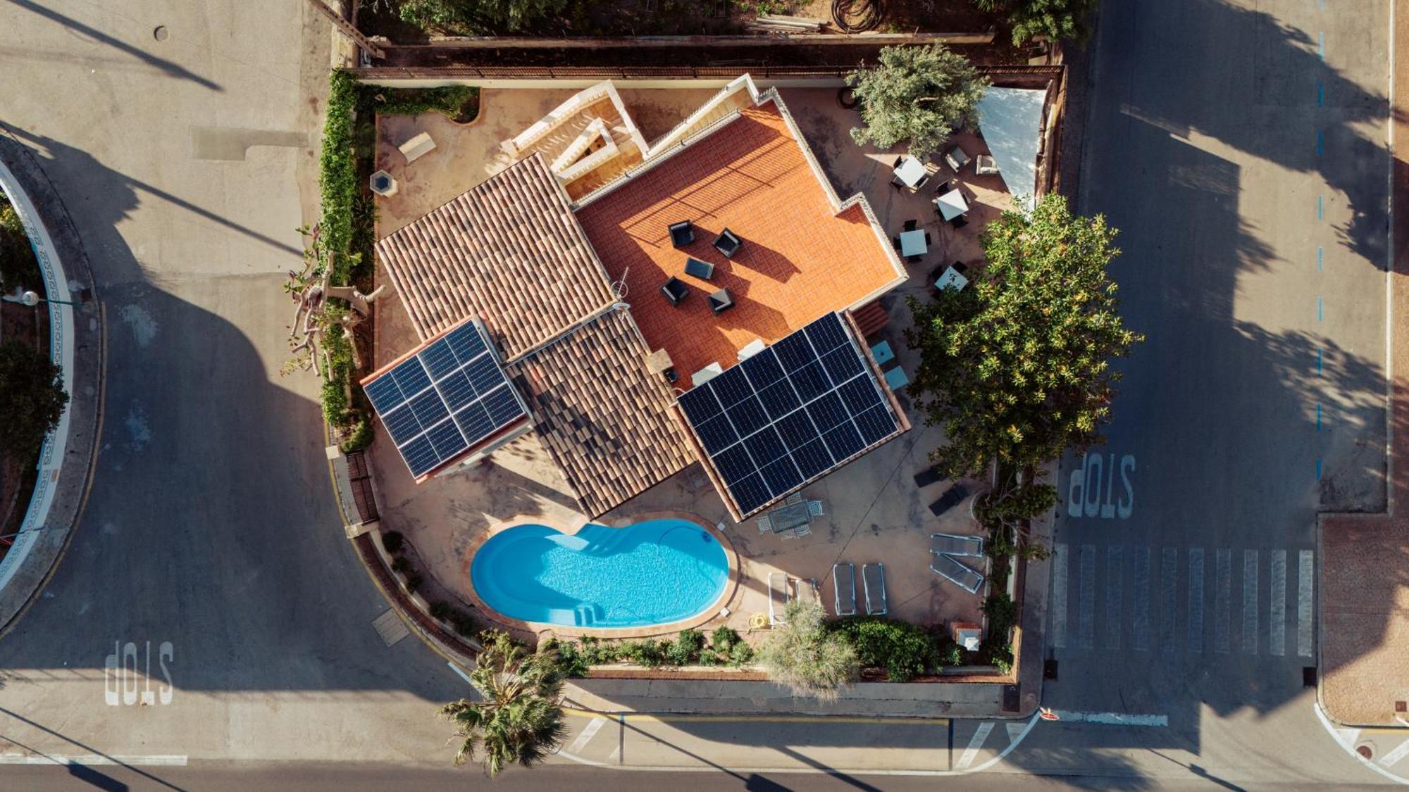 Mallorca Finca Haus Mit Pool Direkt Am Meer Es Trenc, Bootstour Moeglich Sa Ràpita Zewnętrze zdjęcie