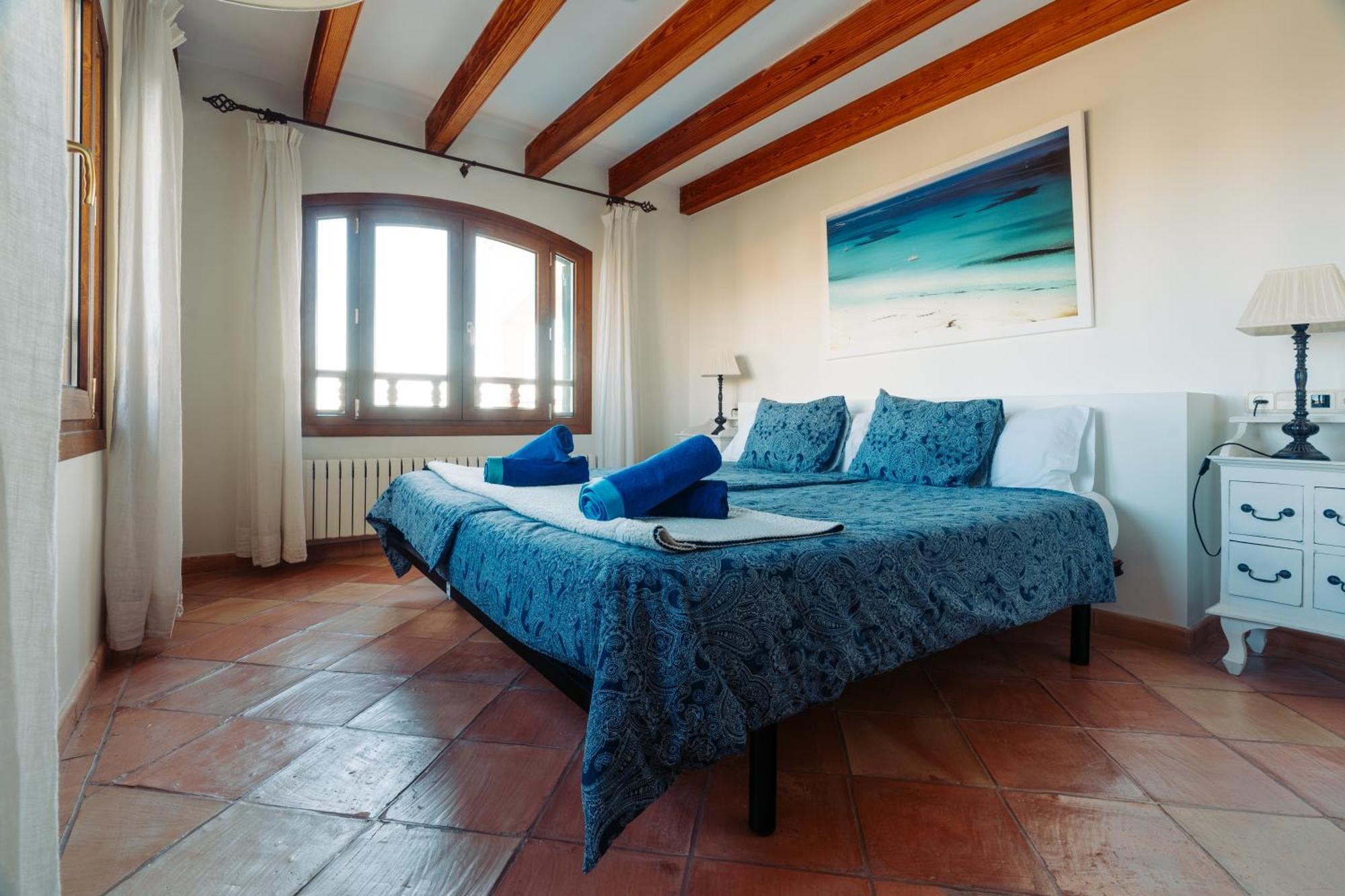 Mallorca Finca Haus Mit Pool Direkt Am Meer Es Trenc, Bootstour Moeglich Sa Ràpita Zewnętrze zdjęcie