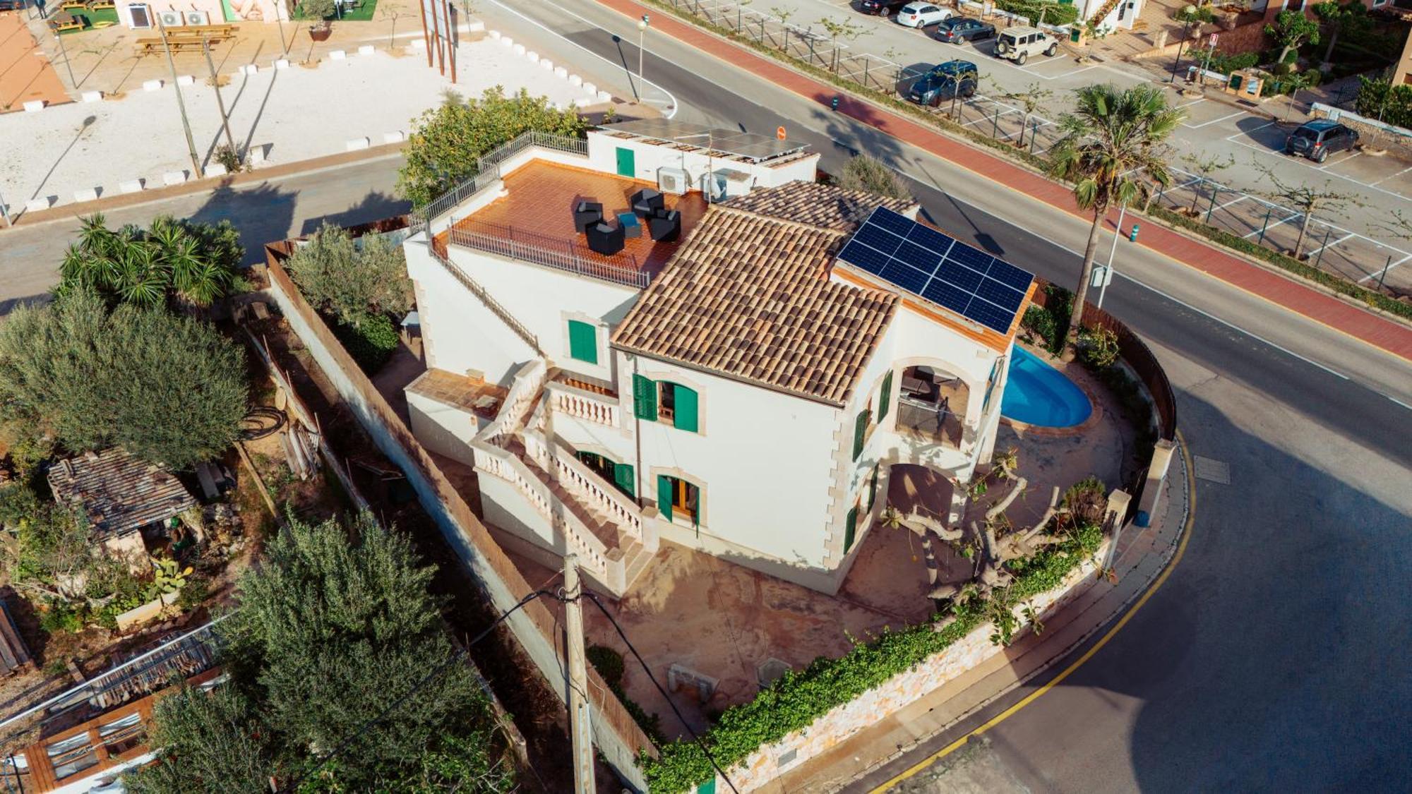 Mallorca Finca Haus Mit Pool Direkt Am Meer Es Trenc, Bootstour Moeglich Sa Ràpita Zewnętrze zdjęcie